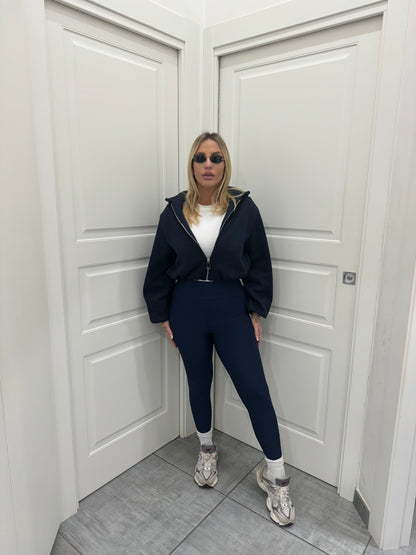 Leggins ghette blu