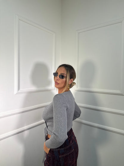 Incrociatina a costine Mavi grigia 18051