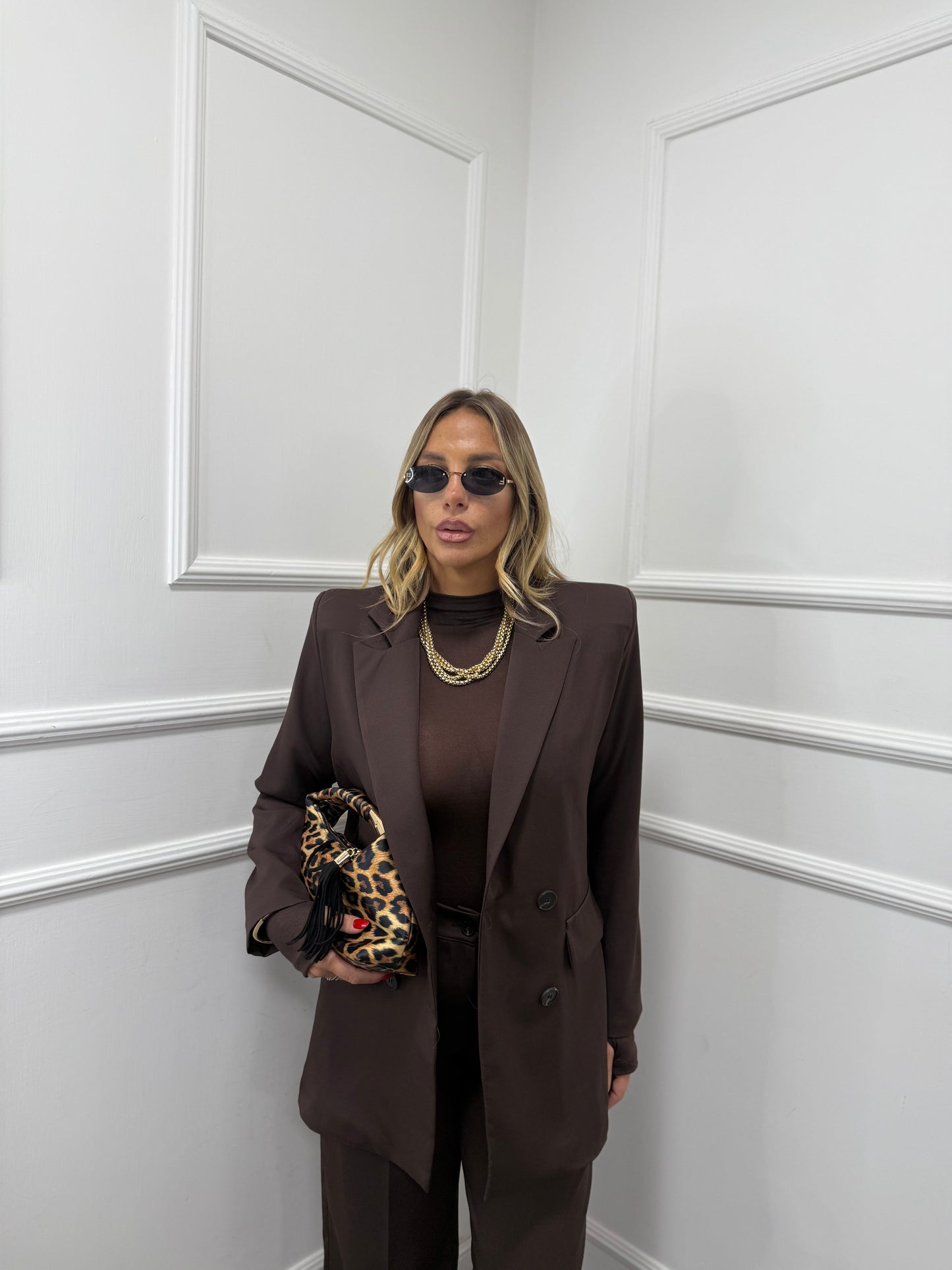 Tailleur Everyday cioccolato m12153