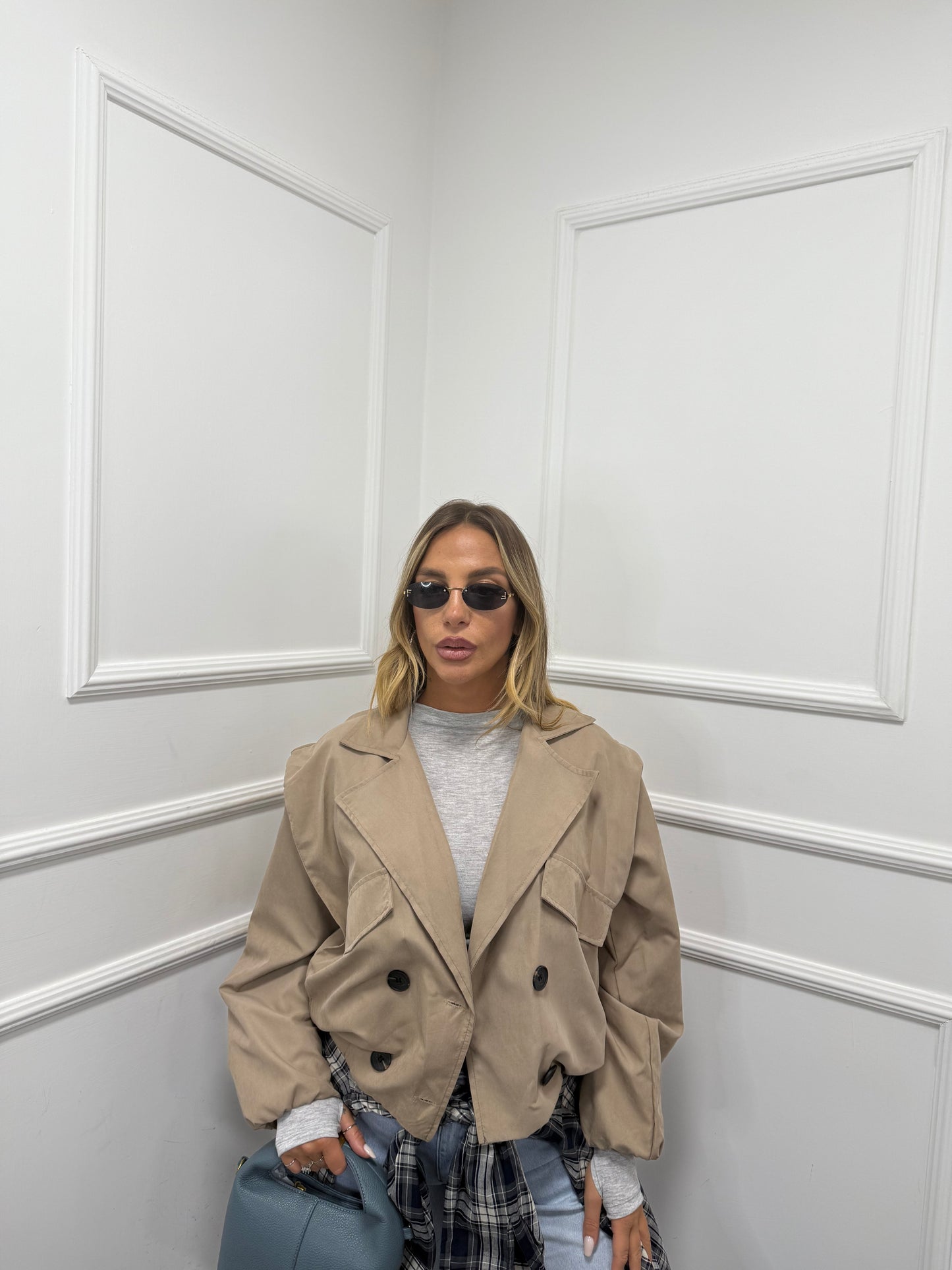 Trench doppio petto Viral camel 5808