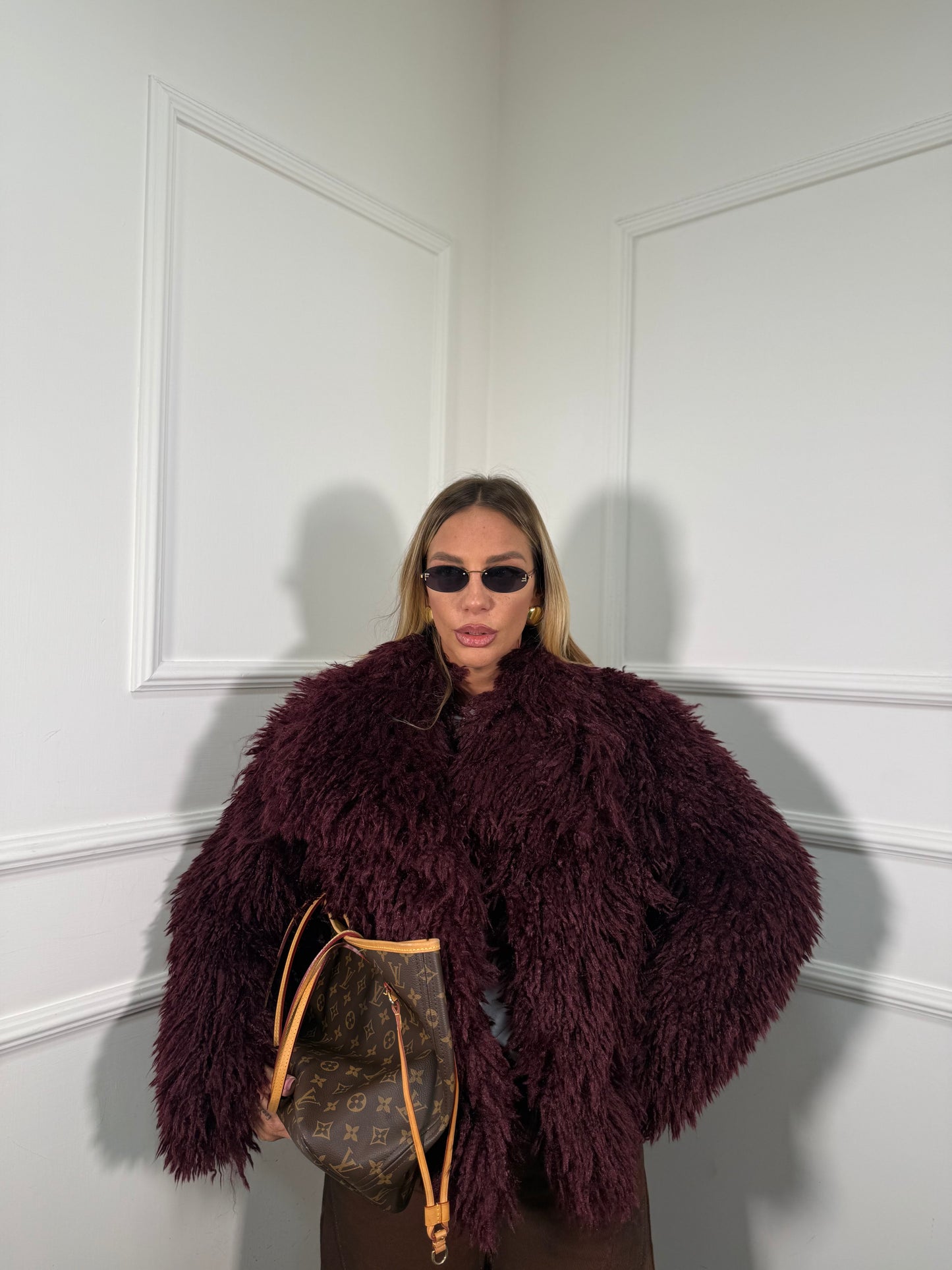 Ecofur mongolia Lapponia bordeaux  mfy2519