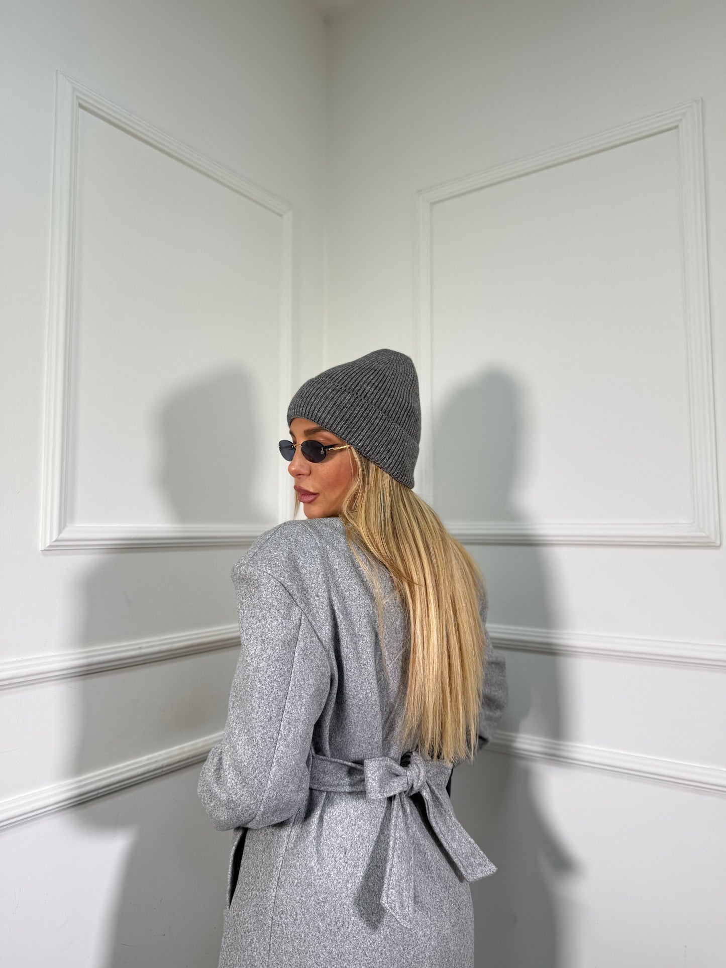 Cappotto misto lana Empire grigio 251631