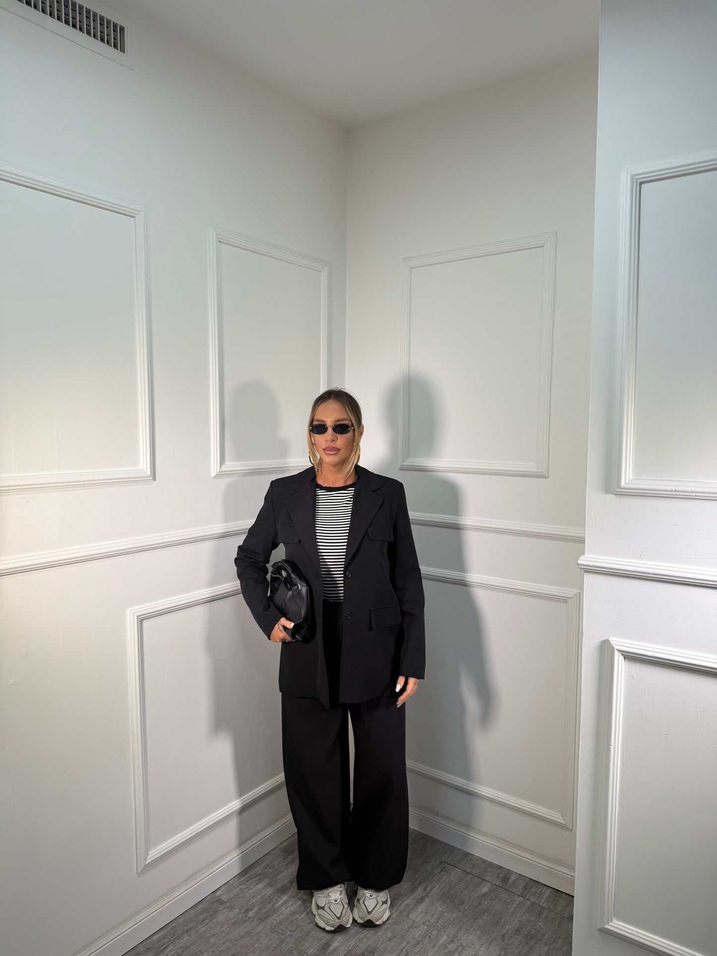 Tailleur balloon Eva nero 4080