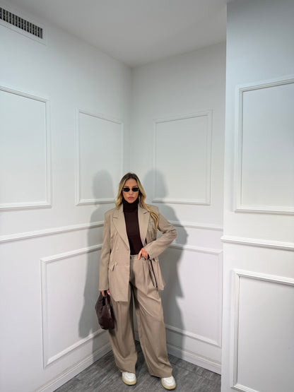 Tailleur doppiopetto Julia cappuccino my86269