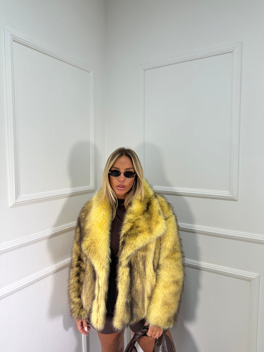 Ecofur Greenland gialla/cacao 68333