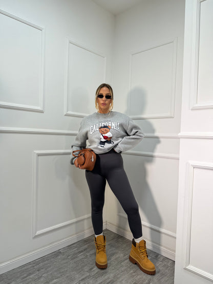 Leggins in lycra modellante Silhouette grigio antracite 78622