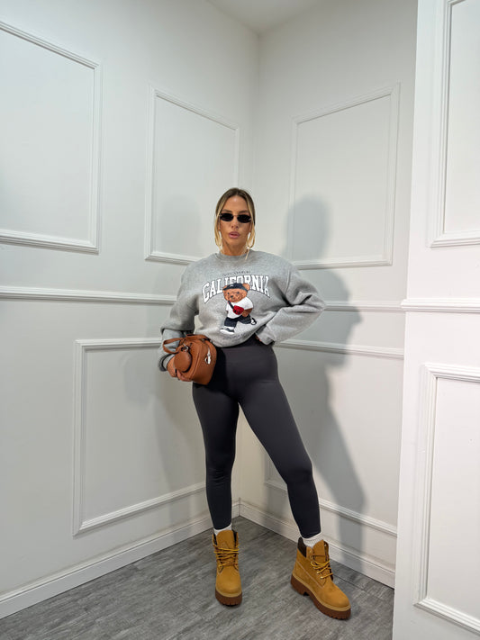 Leggins in lycra modellante Silhouette grigio antracite 78622