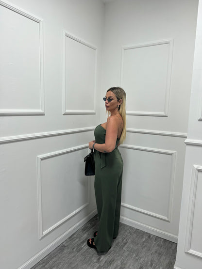 Jumpsuit Clara verde militare