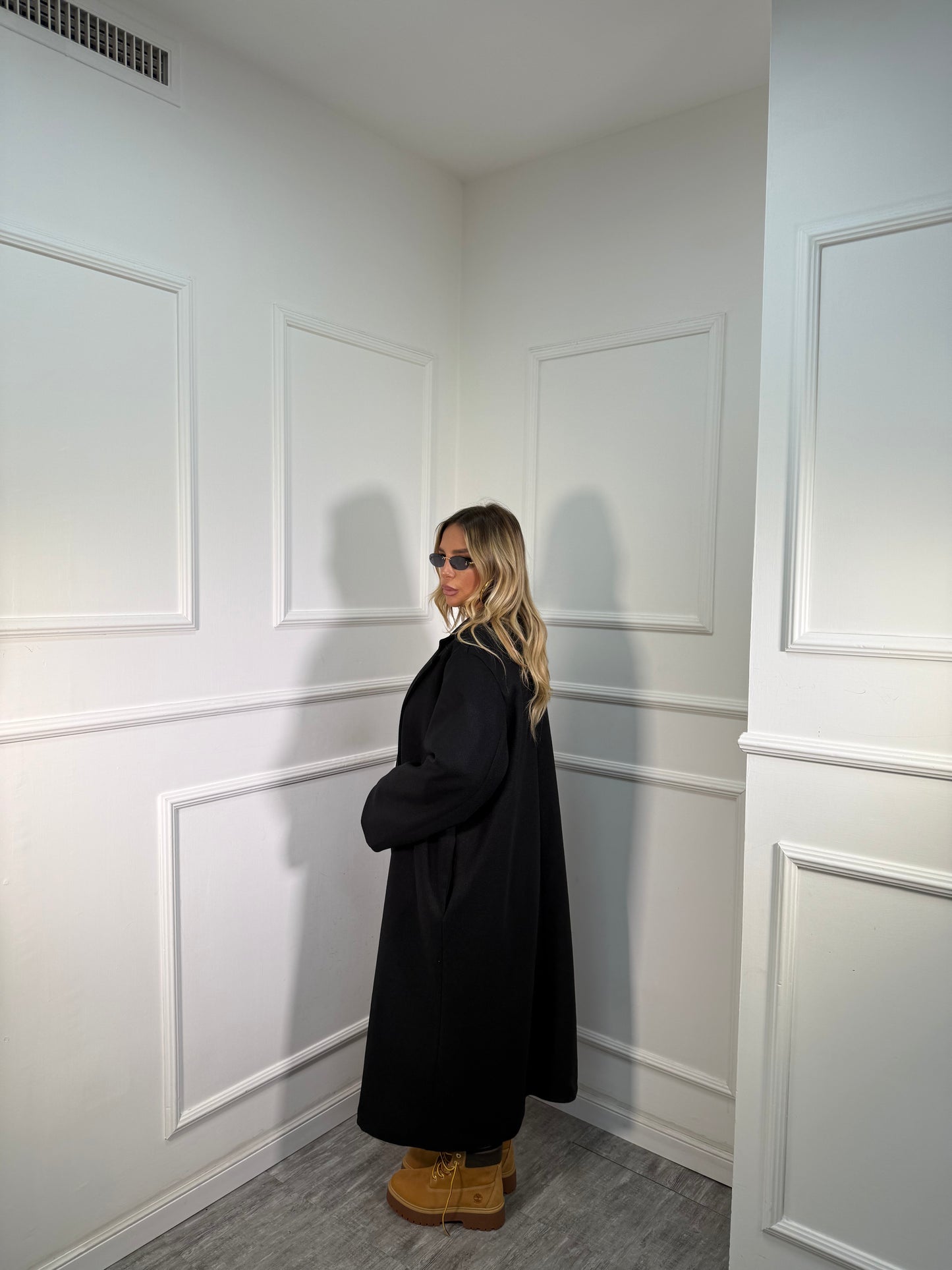 Maxicoat doppiopetto Mara nero 66676