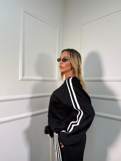 Coordinato in tuta Voyage nero yt30056