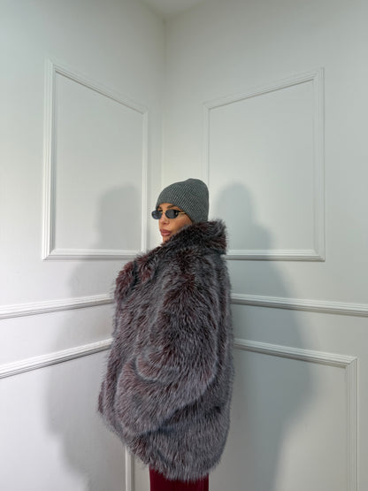 Ecofur Ginevra bordeaux/antracite 68360