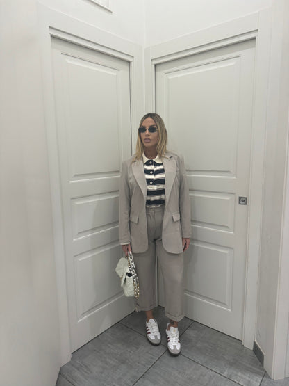 Tailleur Linda sabbia