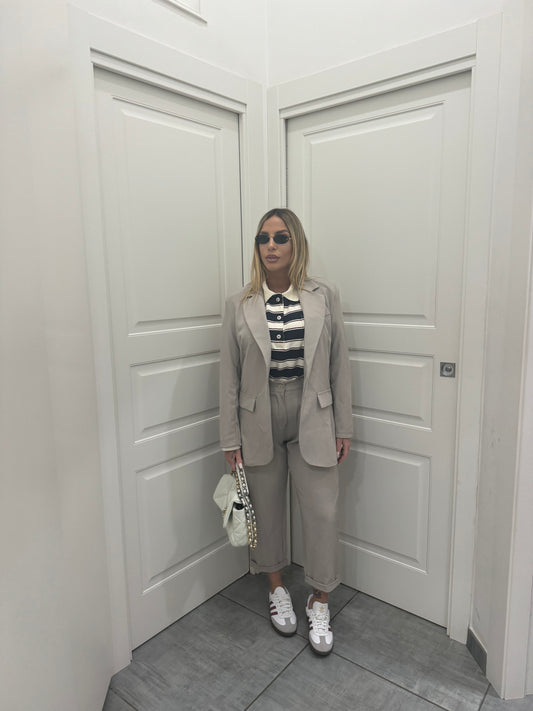 Tailleur Linda sabbia