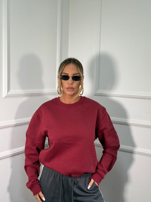 Felpa in pile oversize Basic 01tom