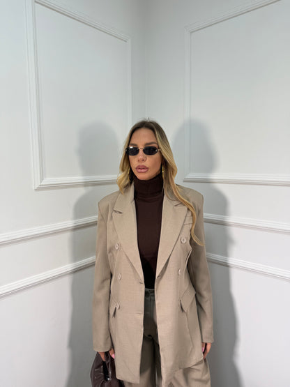 Tailleur doppiopetto Julia cappuccino my86269