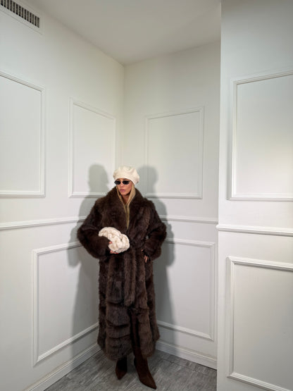 Maxi ecofur con fusciacca Dolomiti cioccolato l8015