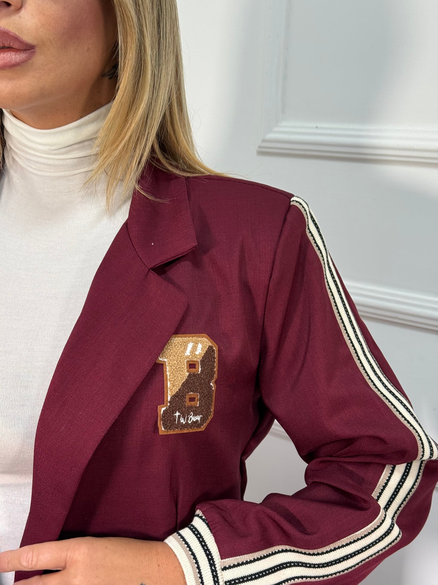 Tailleur Bear bordeaux 25959