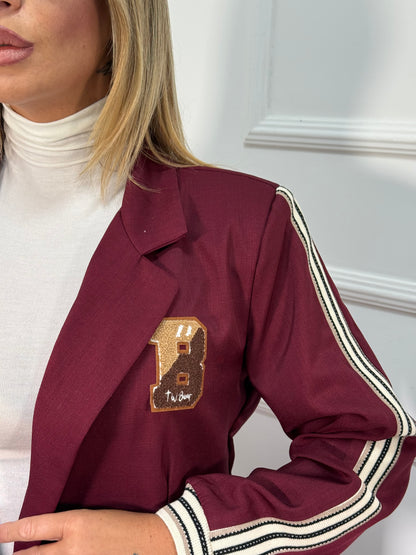 Tailleur Bear bordeaux 25959