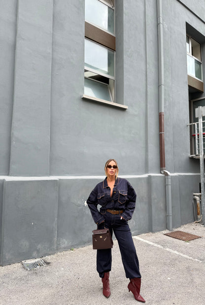 Coordinato in denim Rodriguez lavaggio zero f32373