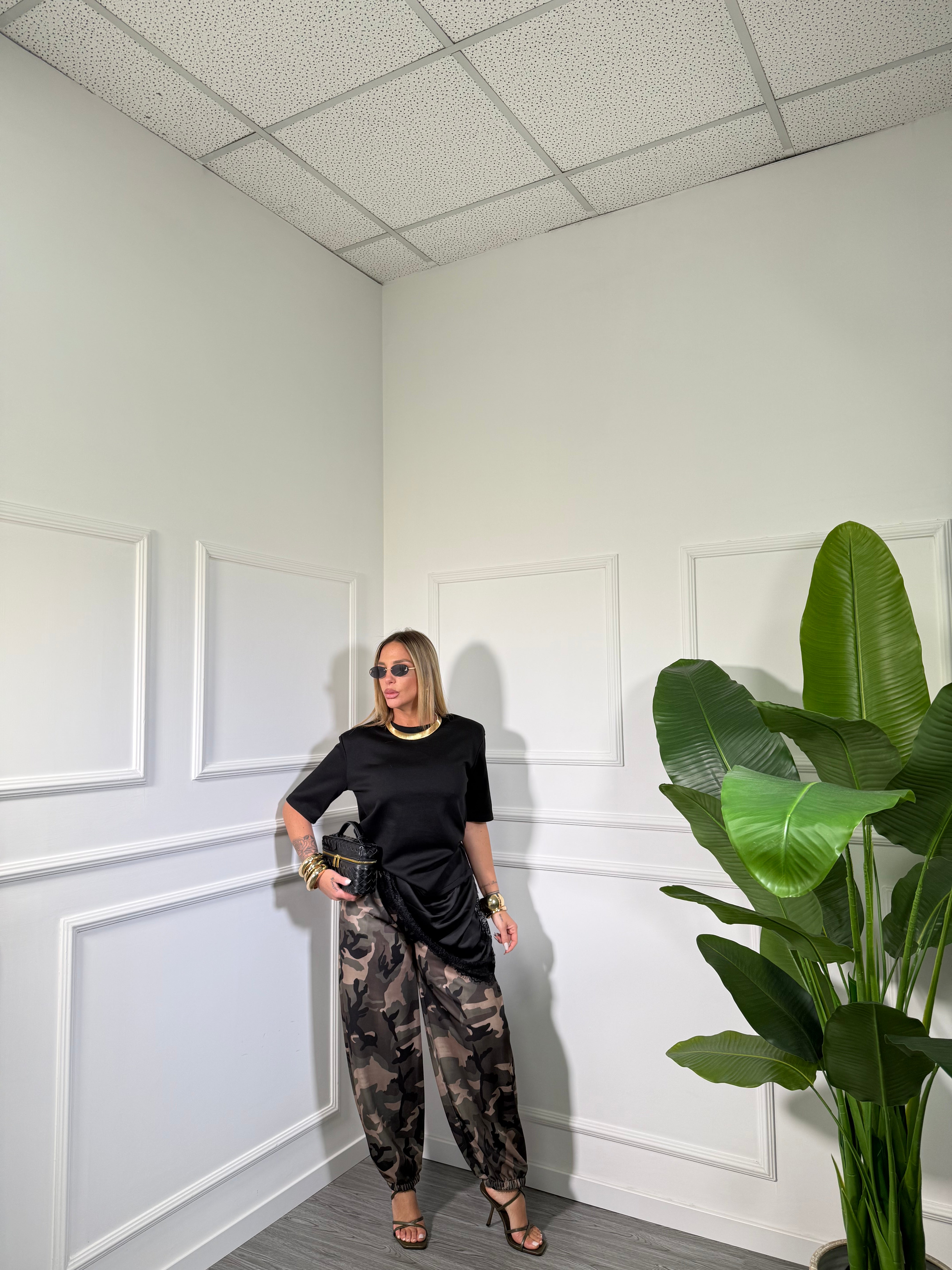 Pantaloni balloon militare Jamaica