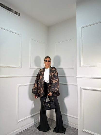 Bomber oversize Lavinia mimetico 6728