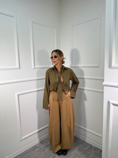 Pantaloni palazzo balloon Easy biscotto 66690