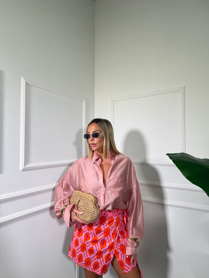 Gonna pareo Nikky rosa/arancio