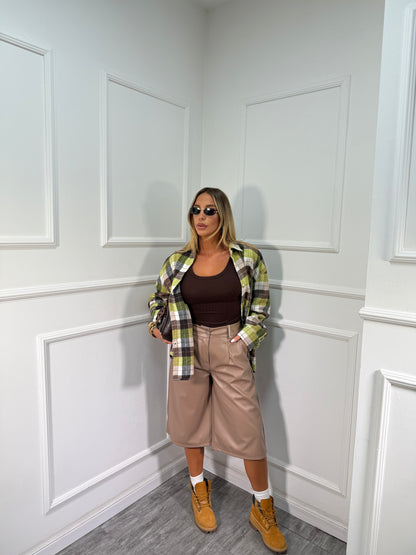 Bermuda in ecopelle Orlando taupe 18197