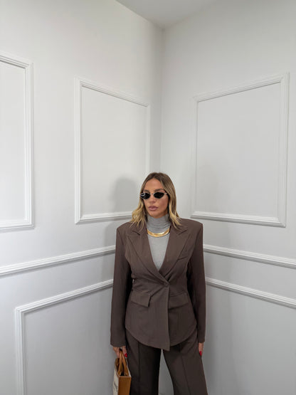 Tailleur Saint Tropez cioccolato 88020