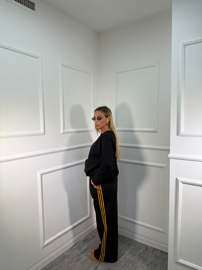 Pantatuta palazzo Oxford nero 6865