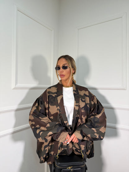 Bomber oversize Lavinia mimetico 6728