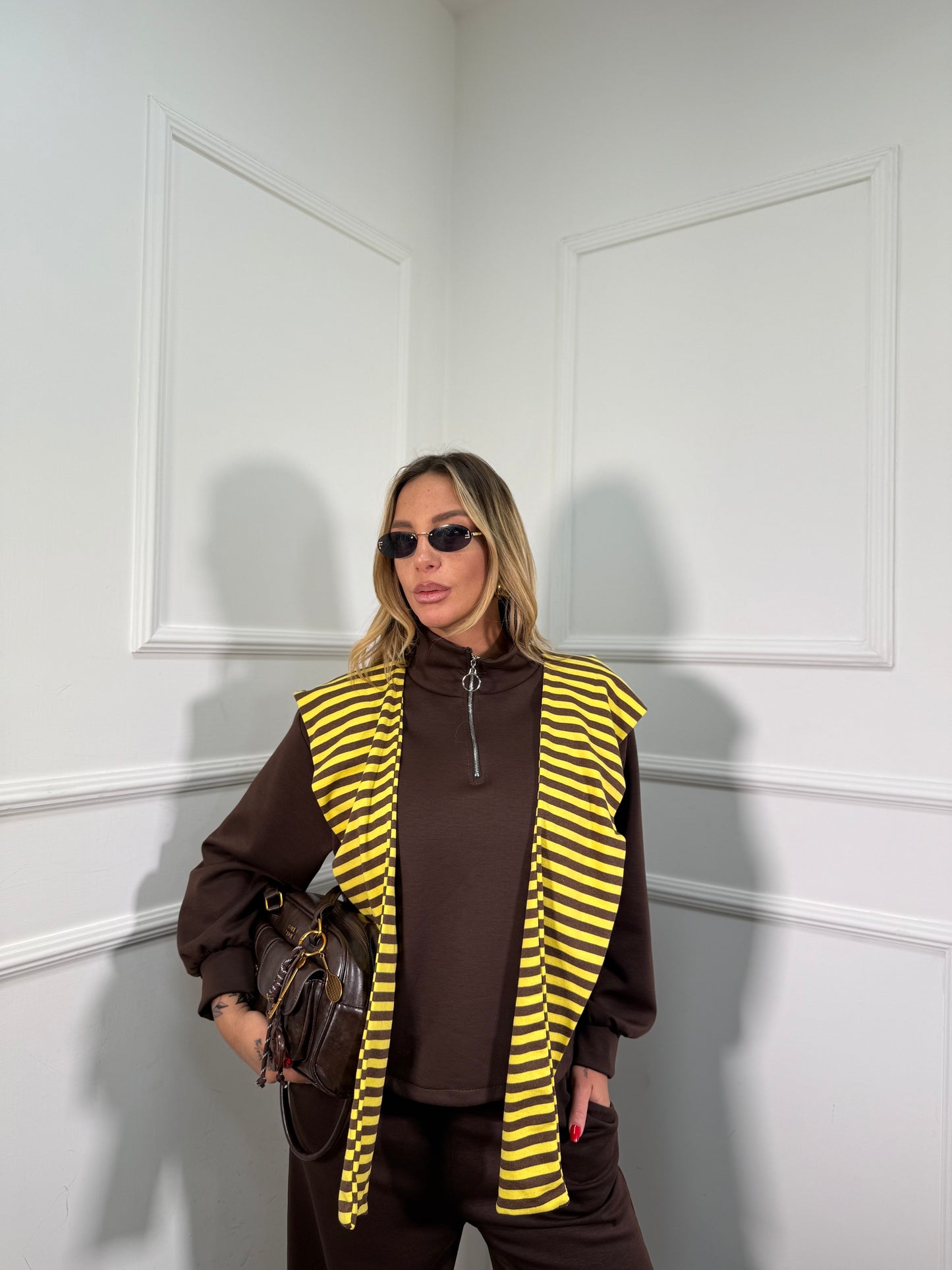 Coordinato in tuta Season cioccolato 21605