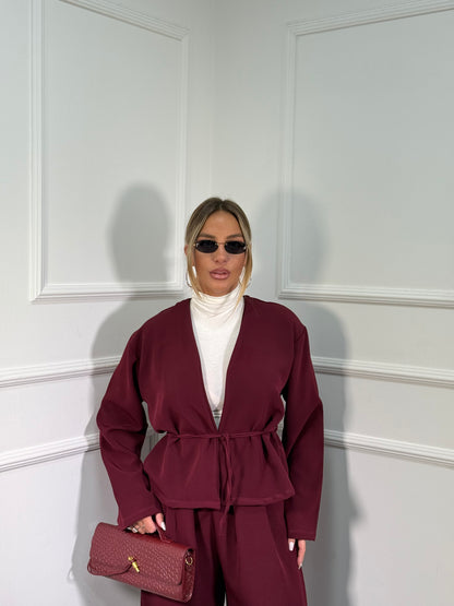 Coordinato Japan bordeaux 1170