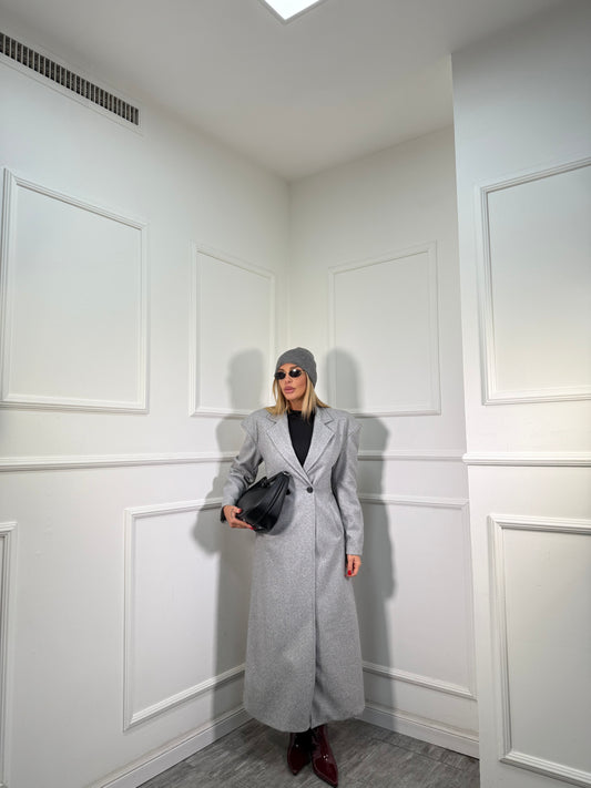 Cappotto misto lana Empire grigio 251631