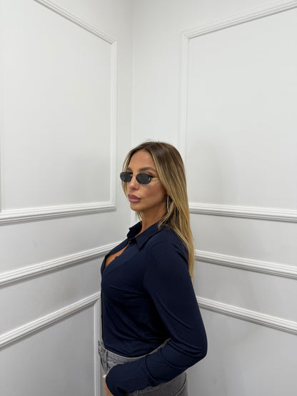 Polo in cotone Doremi 2.0 blu 26611