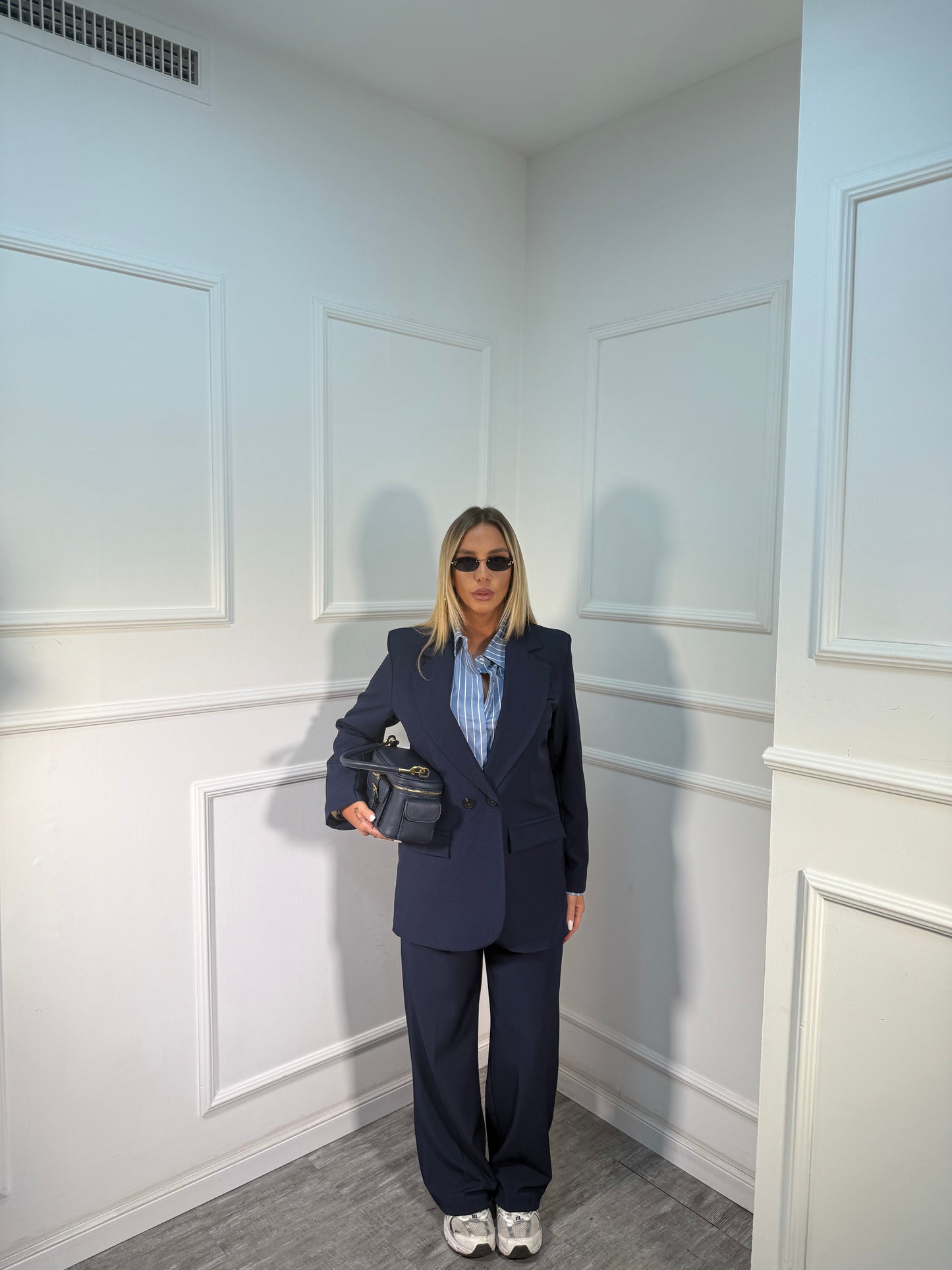 Tailleur Zaira blu m11088