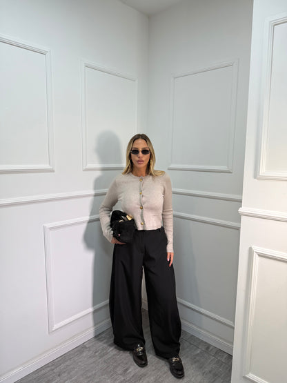 Pantaloni palazzo balloon Notting Hill nero m13356