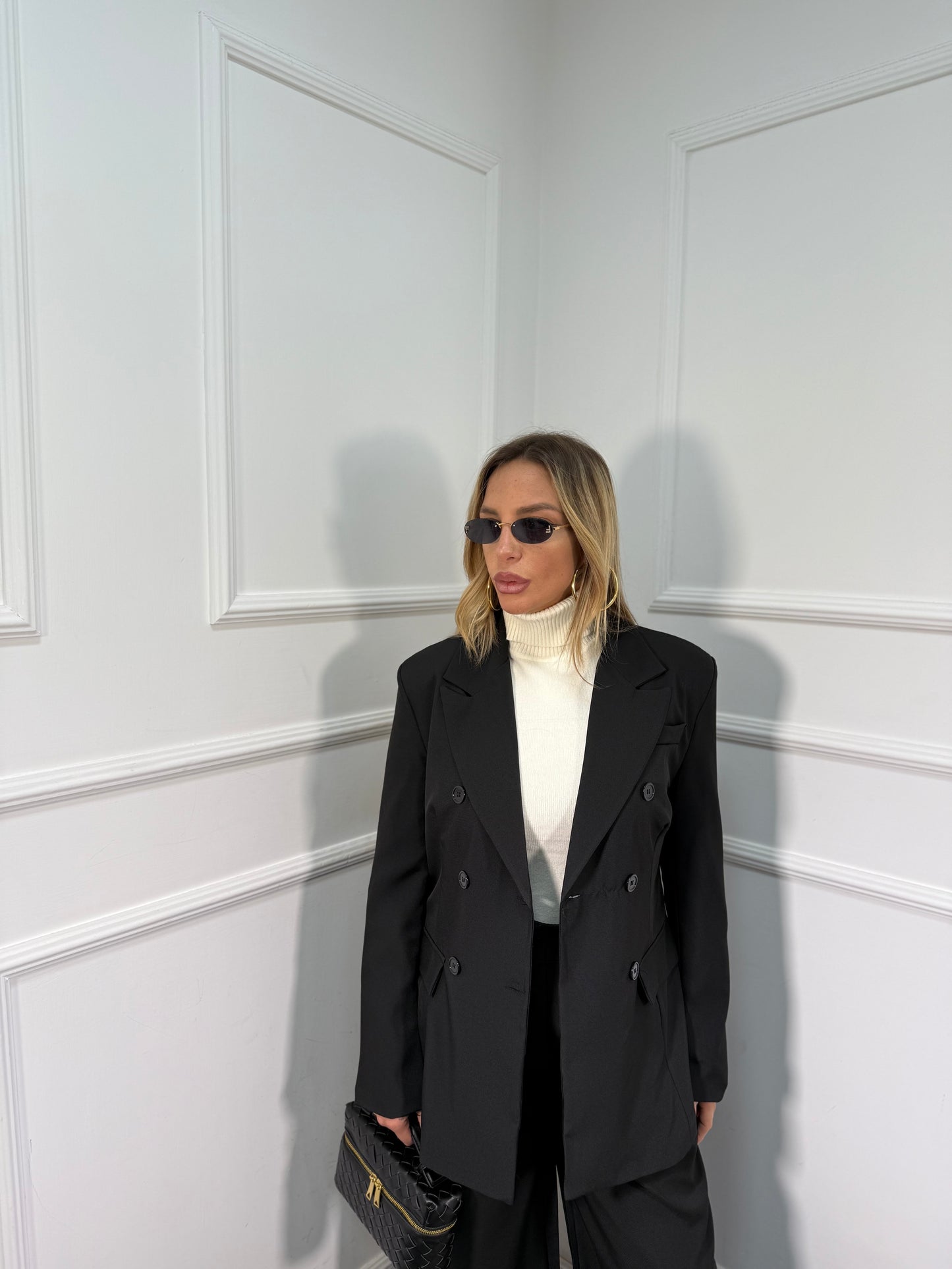 Tailleur doppiopetto Julia nero my86269