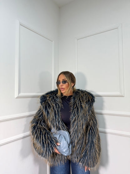 Ecofur Galles blu/senape 2931