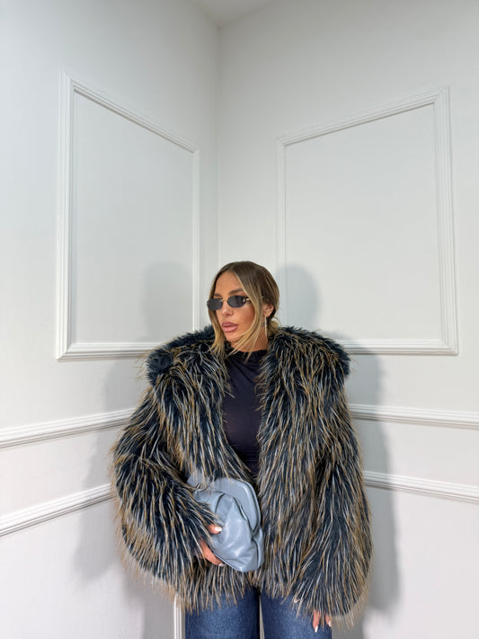 Ecofur Galles blu/senape 2931