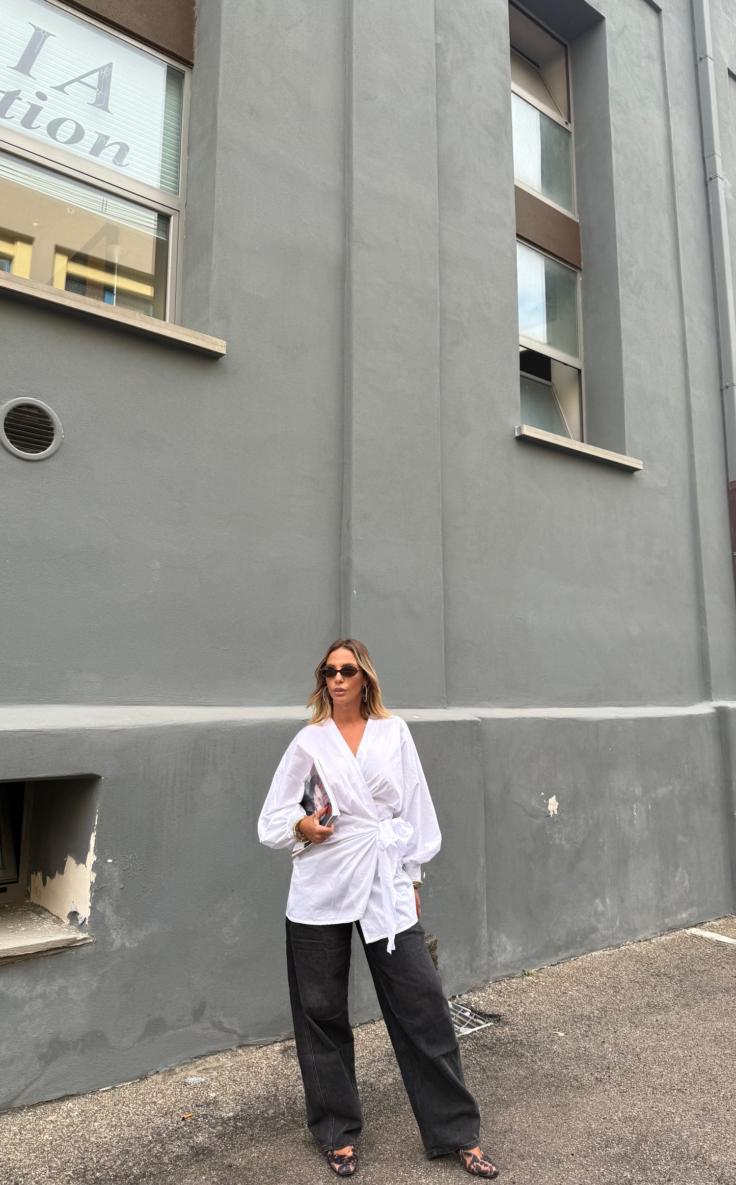 Camicia portafoglio Osaka bianca 22587