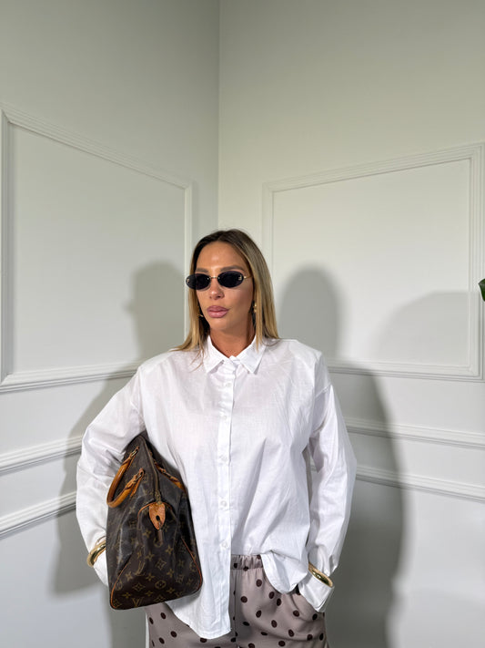 Camicia a scatola Meeting bianca 22741