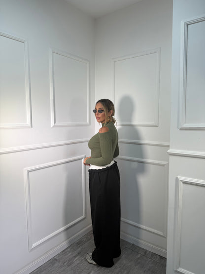 Pantapalazzo boxer Casual nero dalla 44/52 (157402)