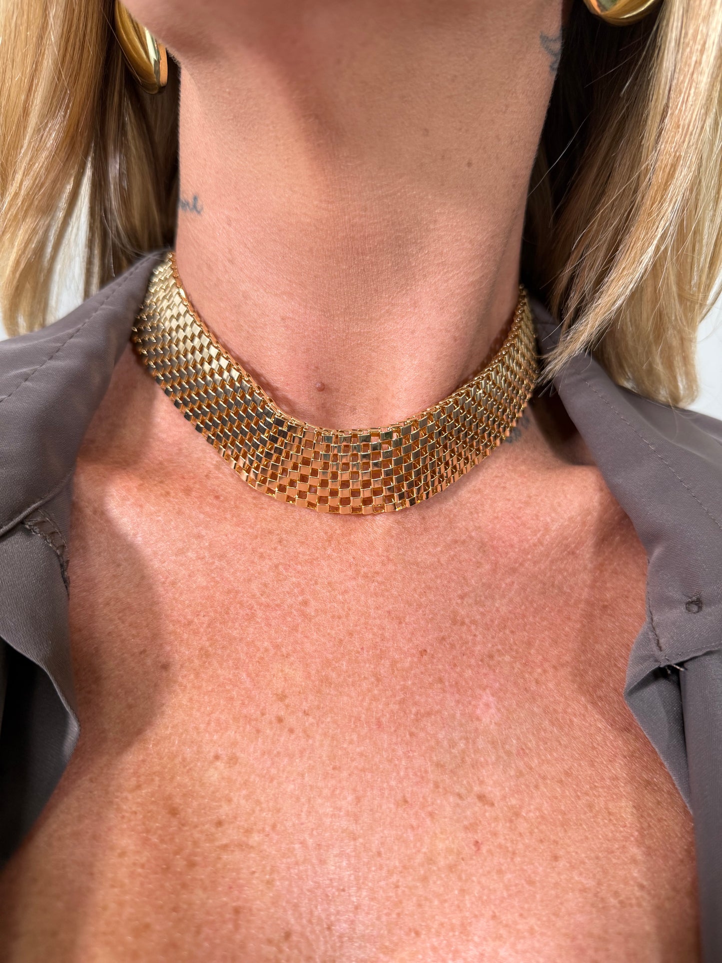 Collana girocollo oro
