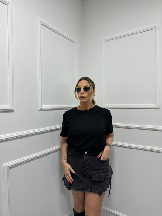 T shirt basic nera Premium quality