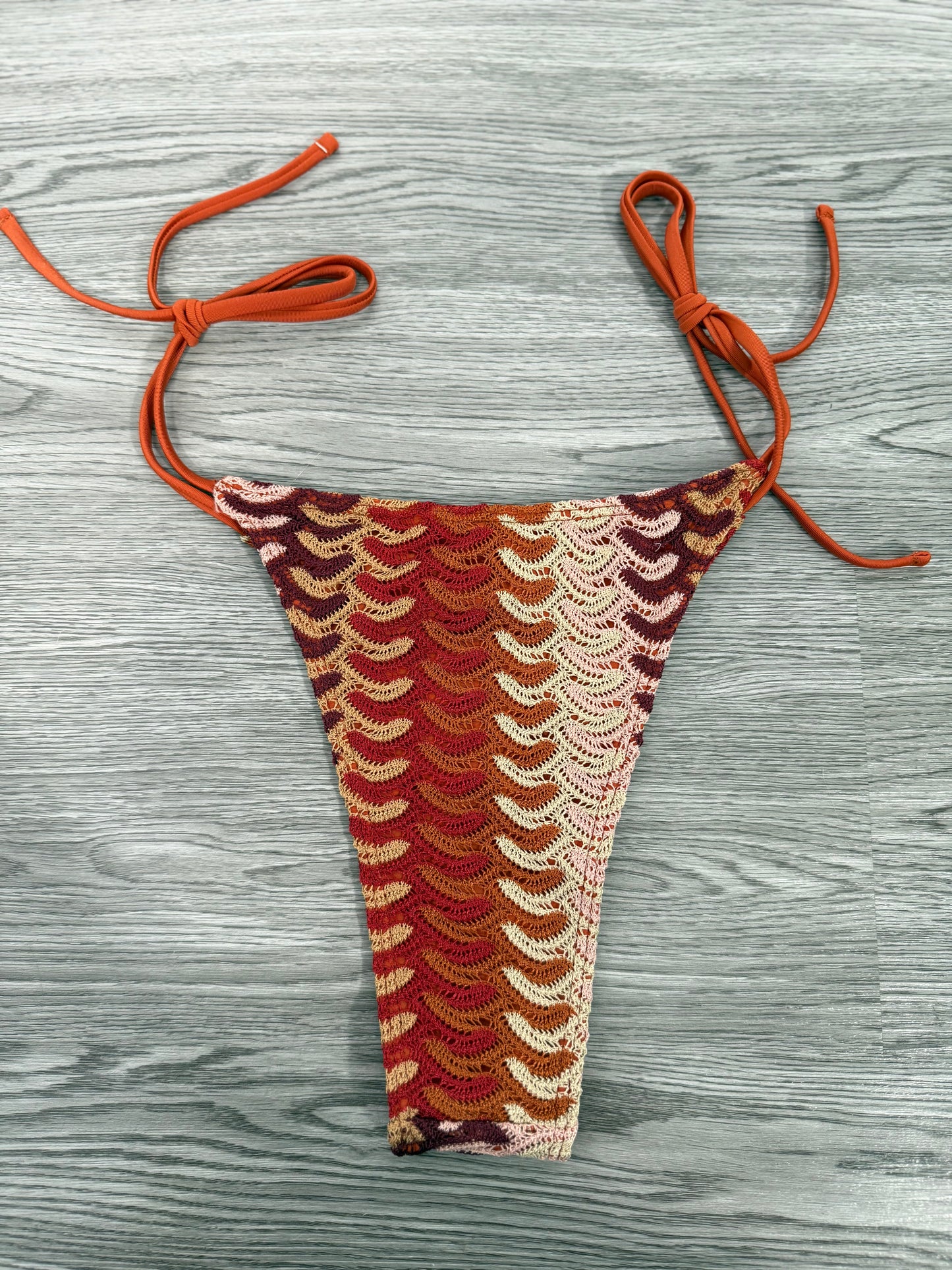 Costume con copricostume ricamato Santorini coccio 7122