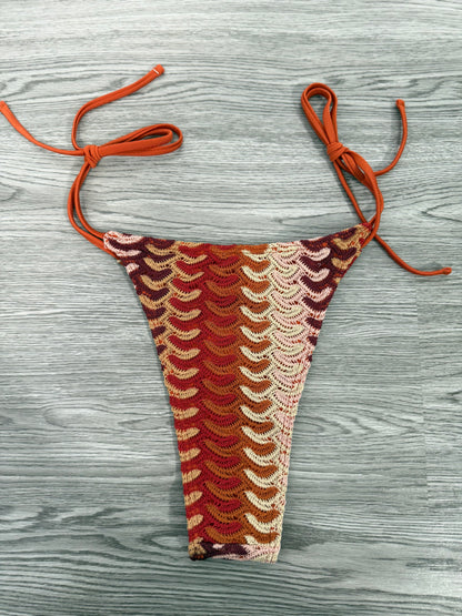 Costume con copricostume ricamato Santorini coccio 7122