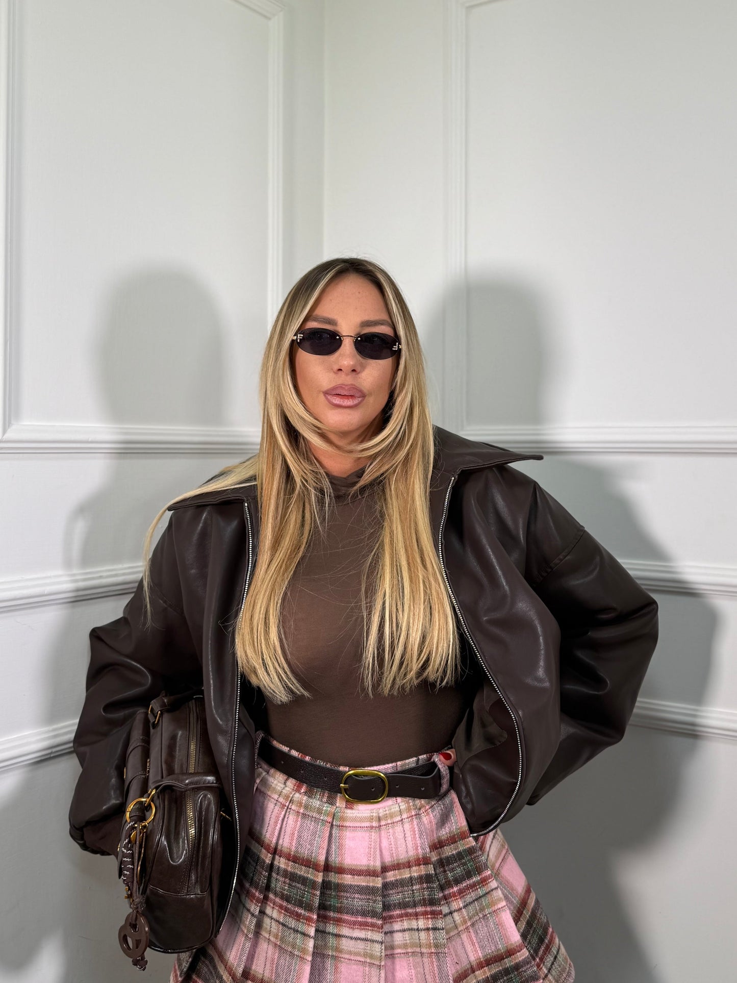 Bomber balloon ecopelle Darlying cacao 8931