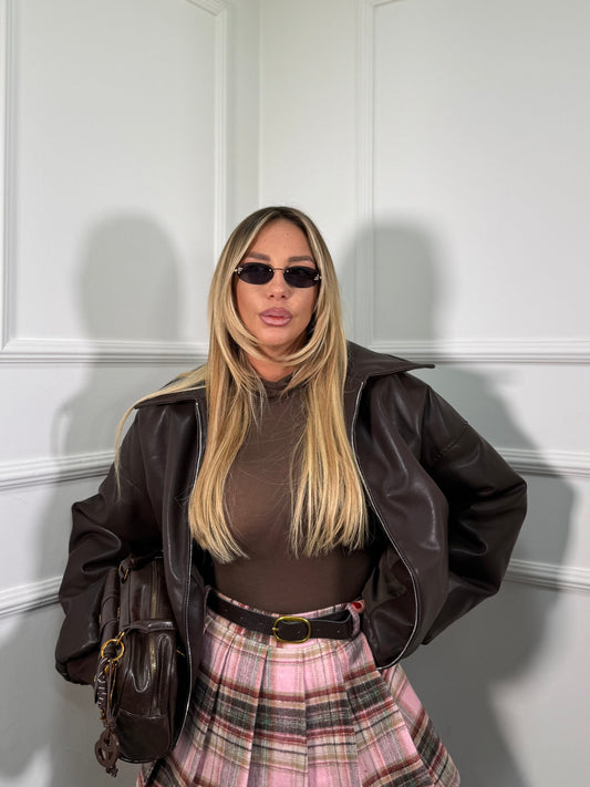 Bomber balloon ecopelle Darlying cacao 8931