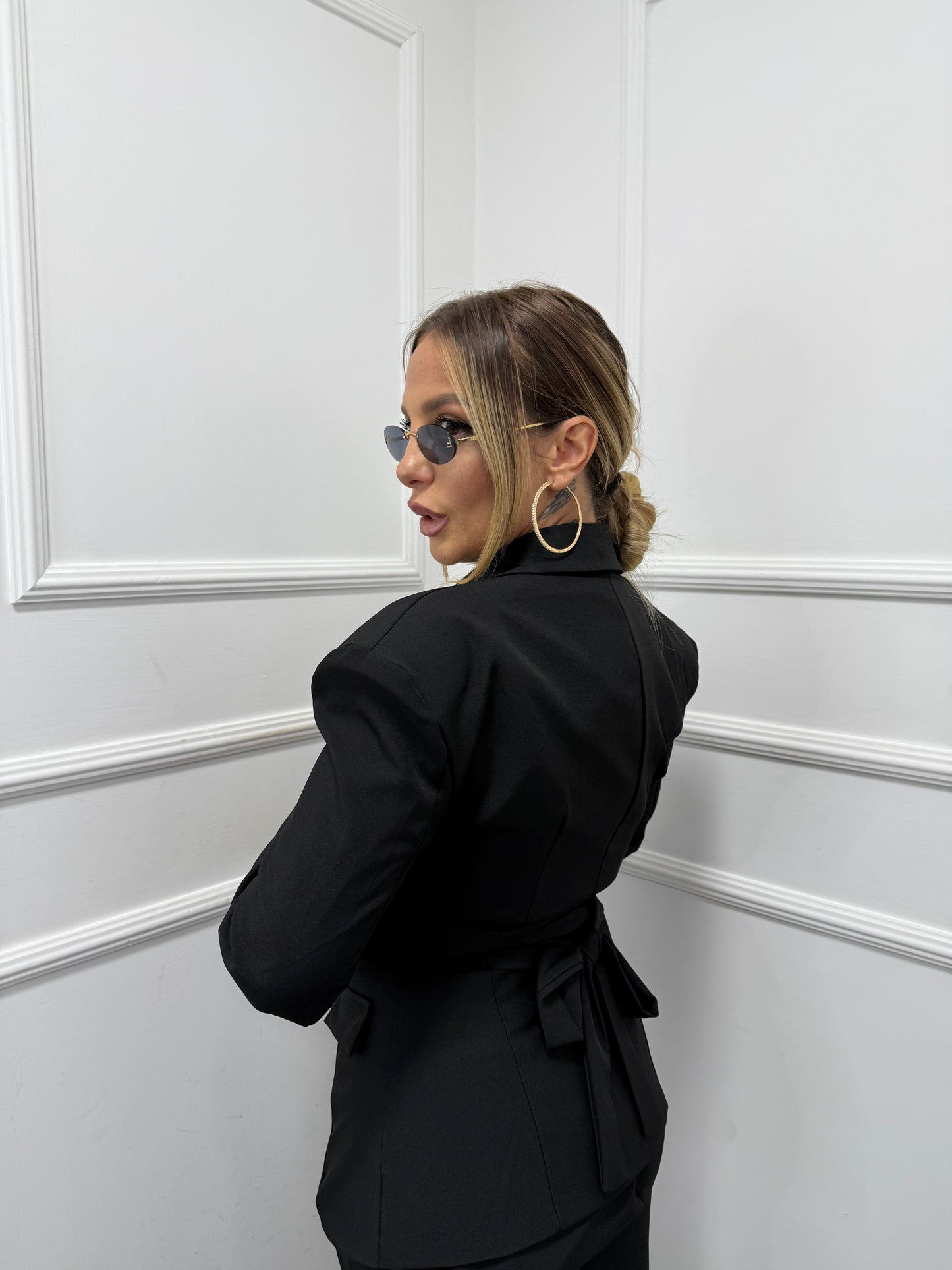 Tailleur triset Sally nero my86286